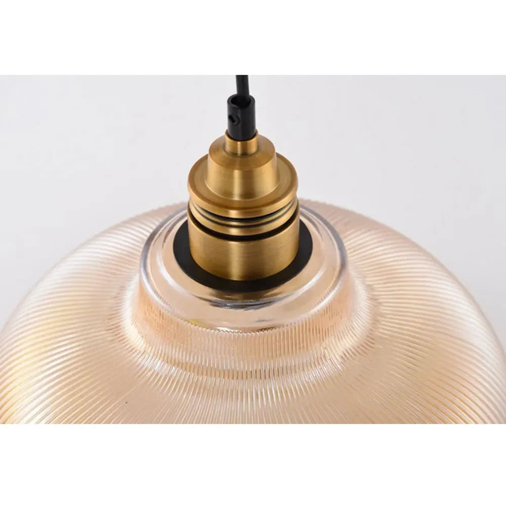 Scandinavian Glass Pendant Light – Vintage Elegance for Modern Interiors