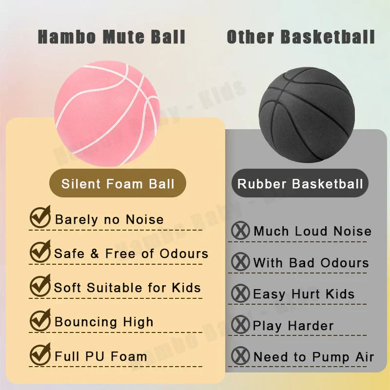 Silent Basketball for Quiet Training Sessions & Fun