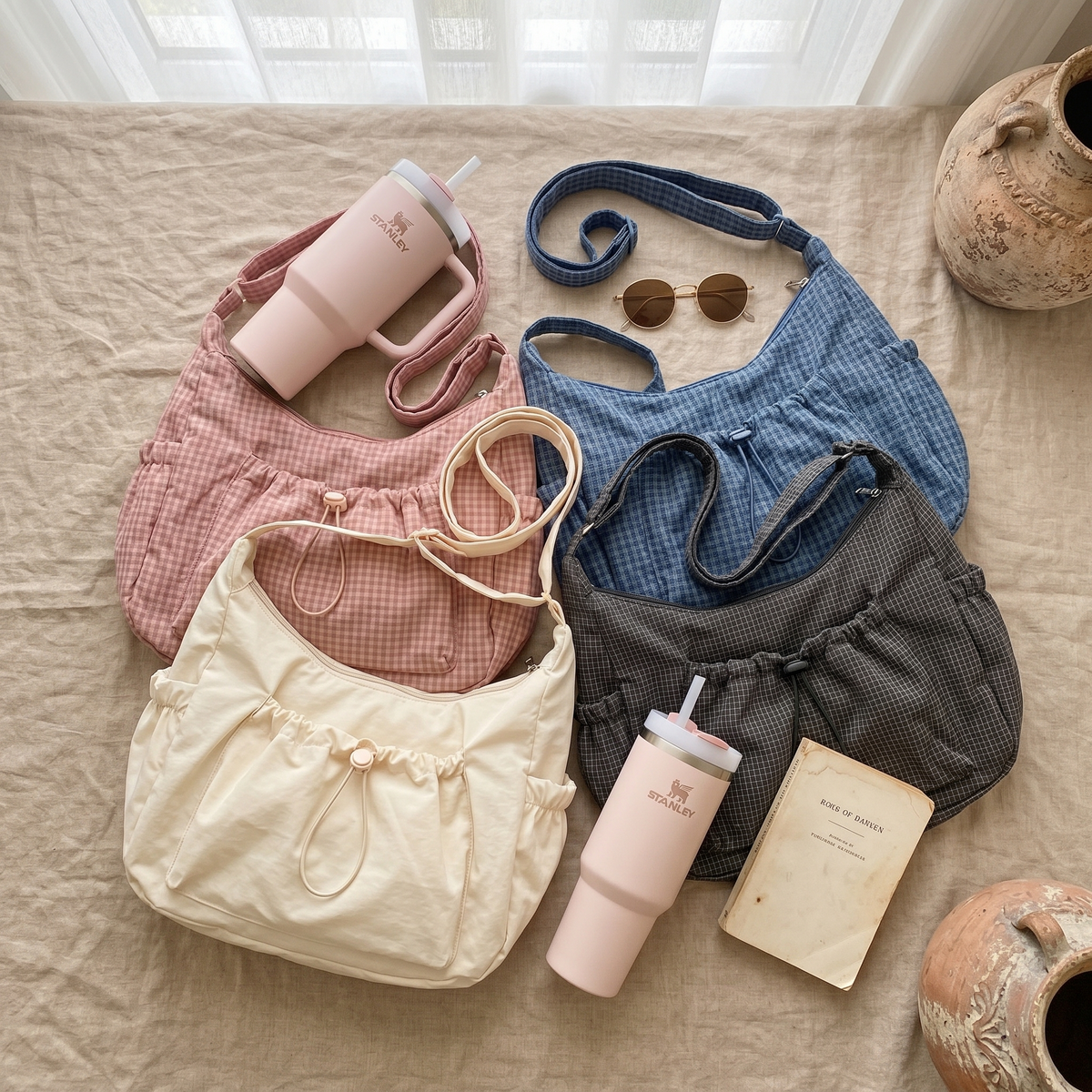 Slouchy Hobo Crossbody Bag