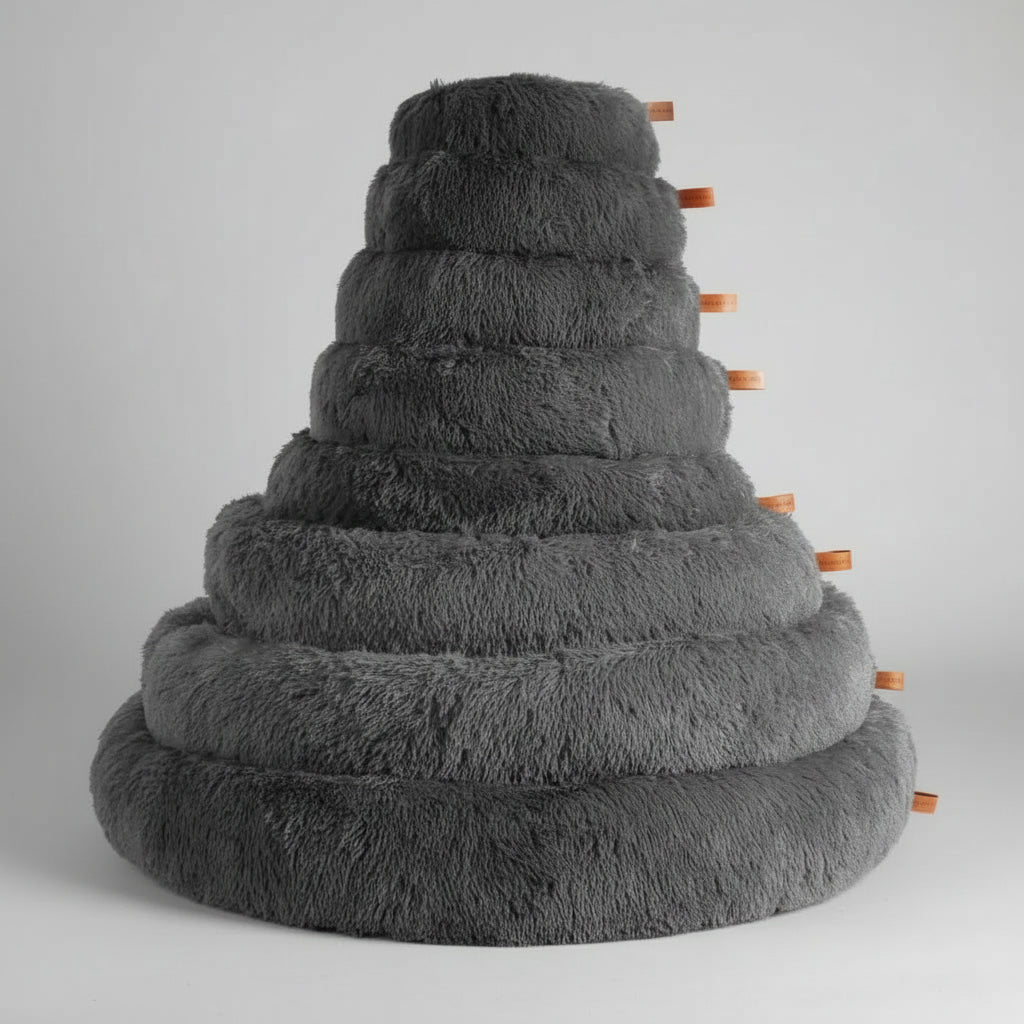 Soft and Supportive Plush Cat Bed