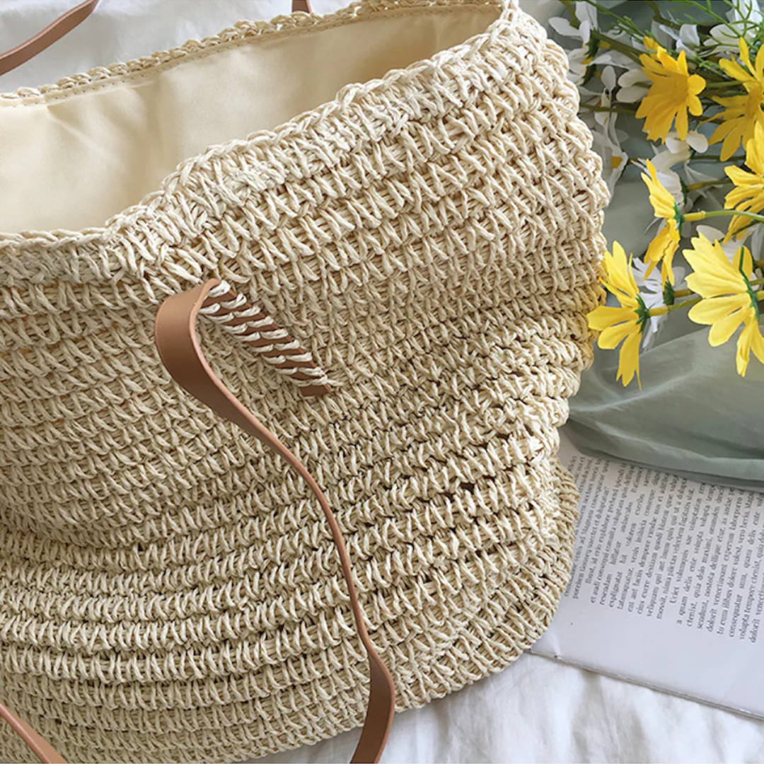 Spacious Handbag with Sturdy Shoulder Strap