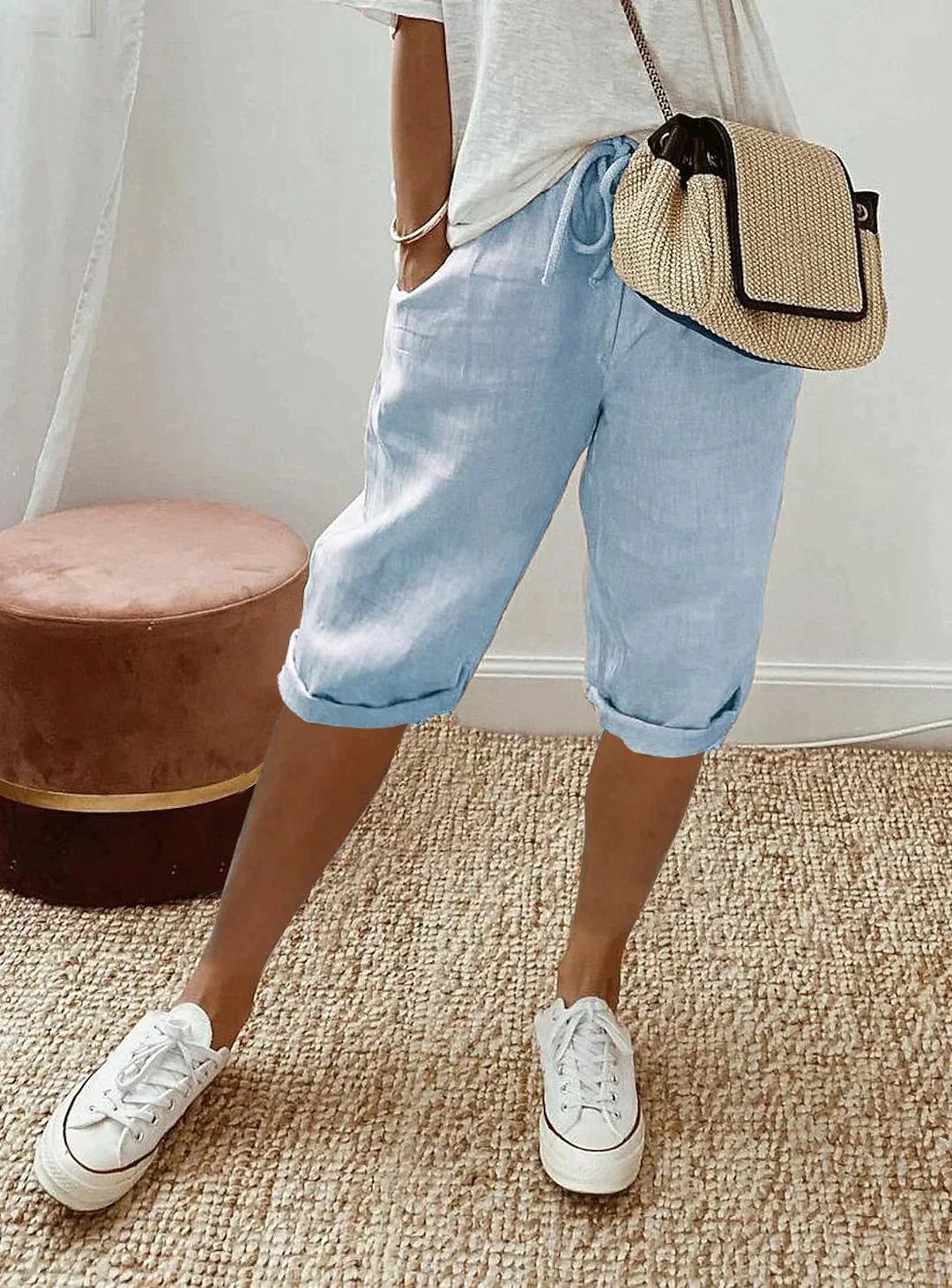 Stylish Linen Summer Pants for Women - Mandy