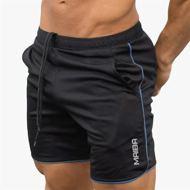 Stylish Men's Slim-Fit Elastic Swim Trunks