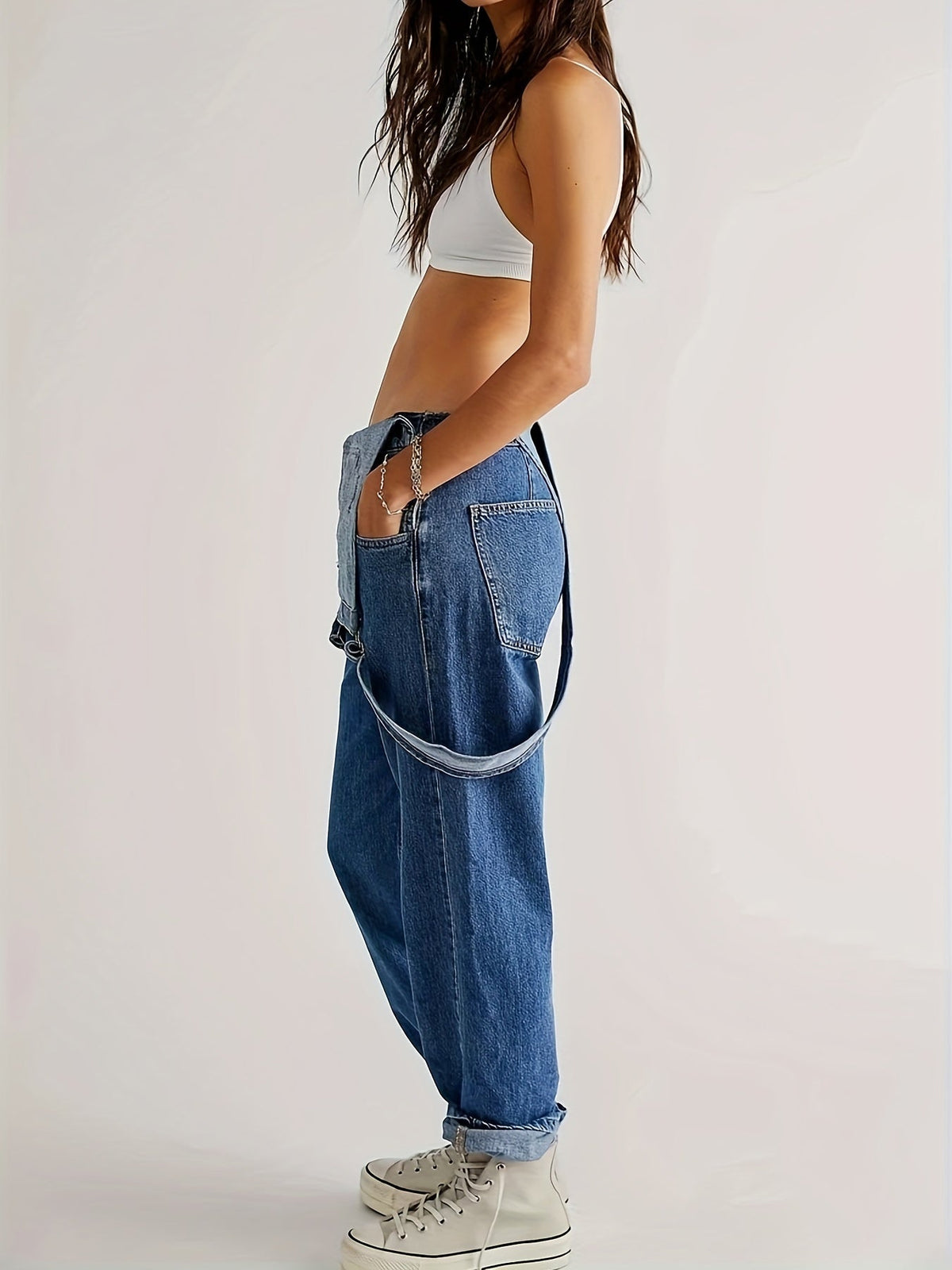 Stylish Women's Everyday Denim Jumpsuit