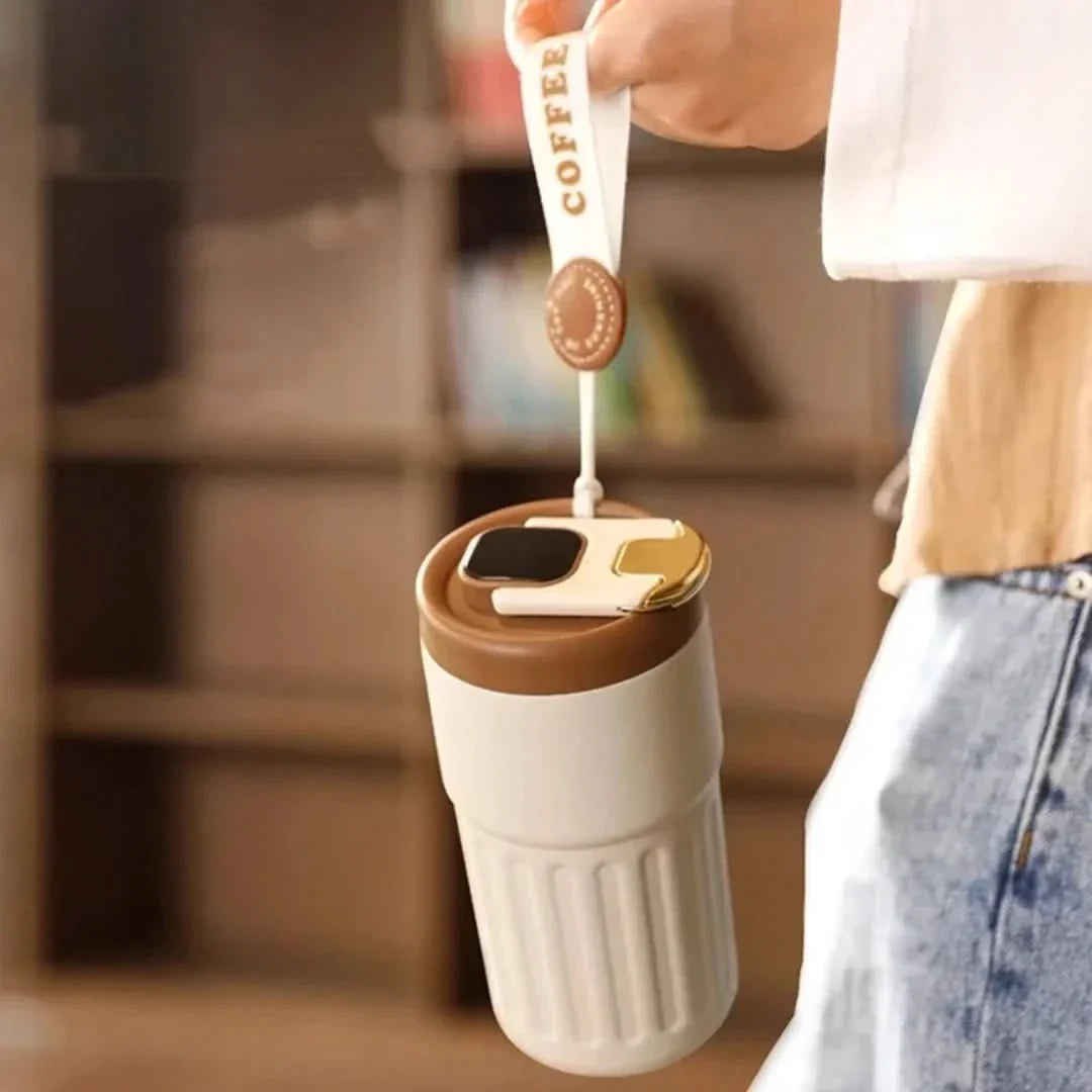 Thermal Travel Mug with Precision Temperature Display