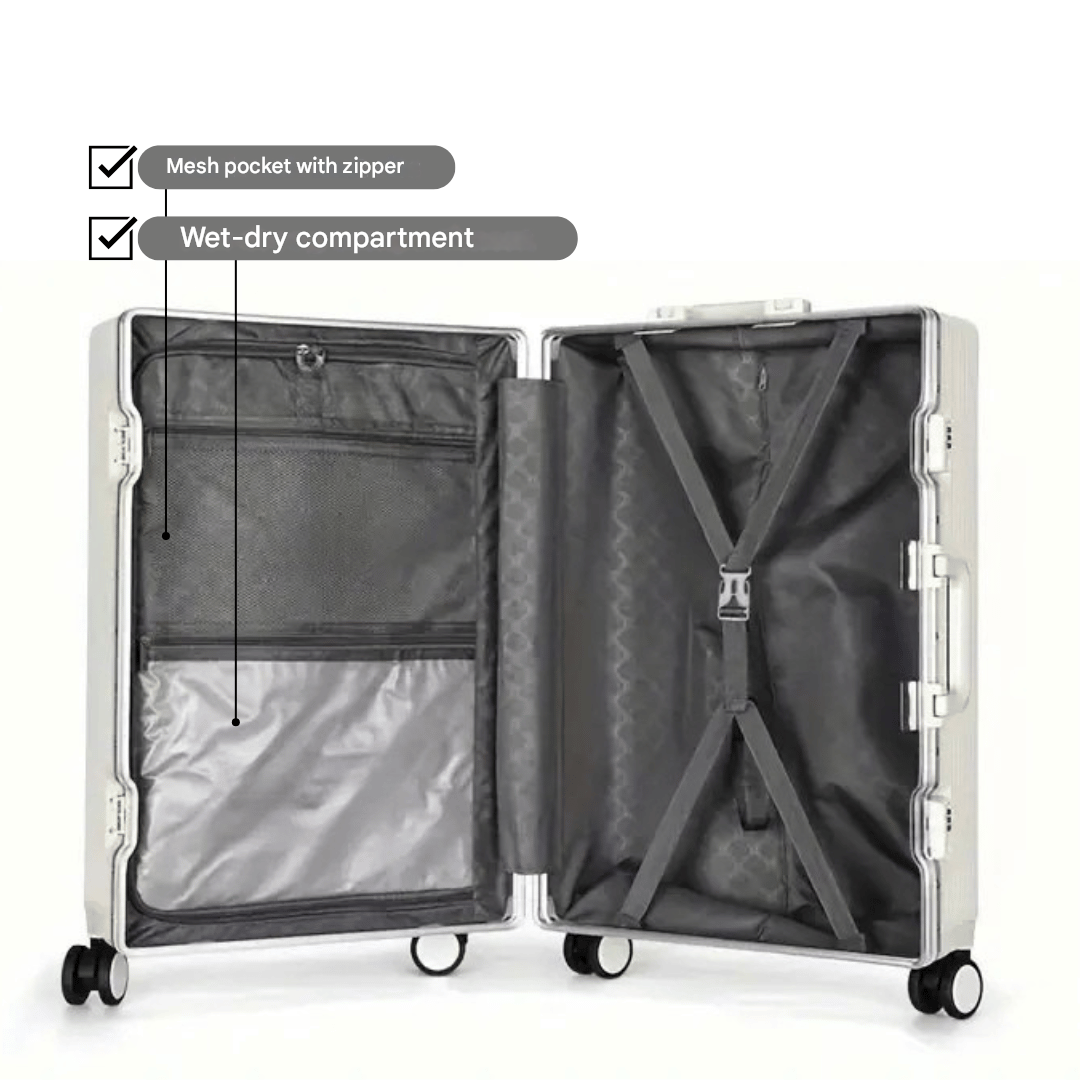 Travel Suitcase with Smart Design