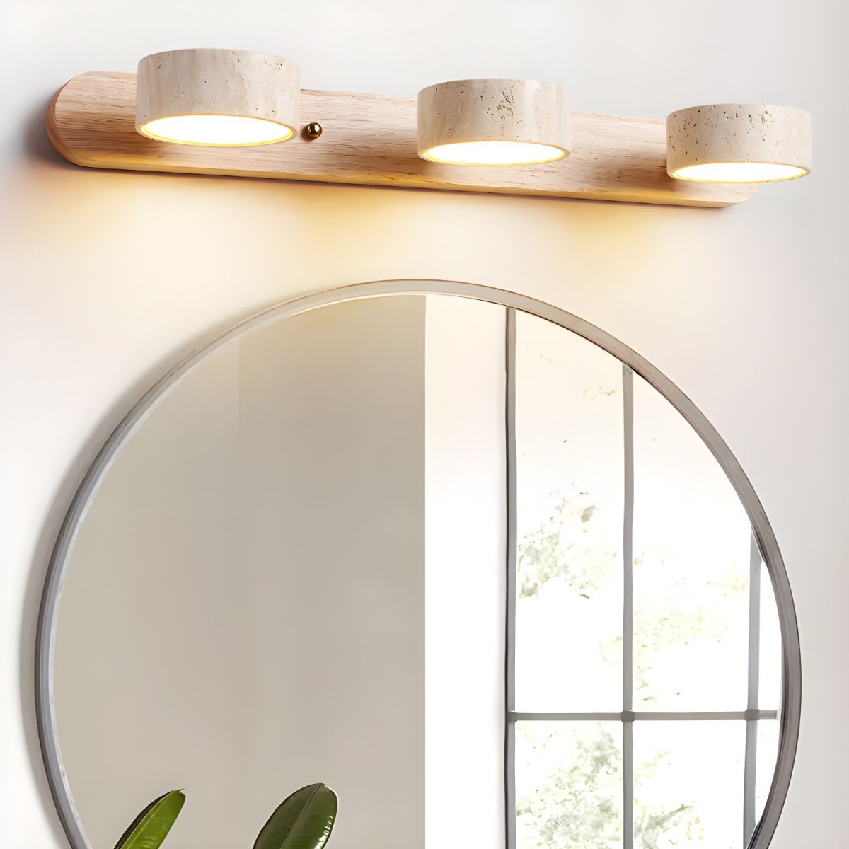 Travertine LED Wall Light for Architectural Luxury