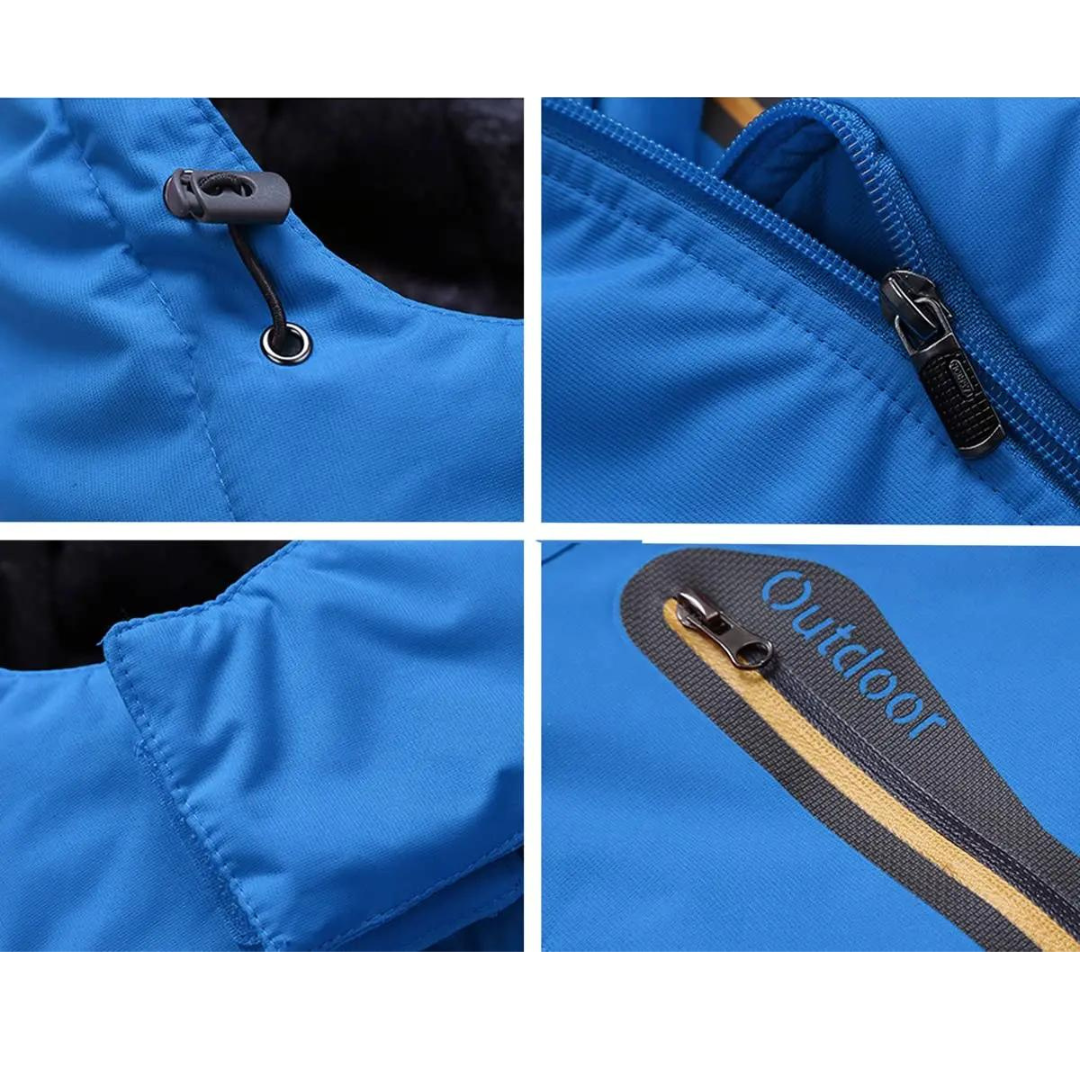 Two-Tone Hooded Outdoor Jacket - Casey