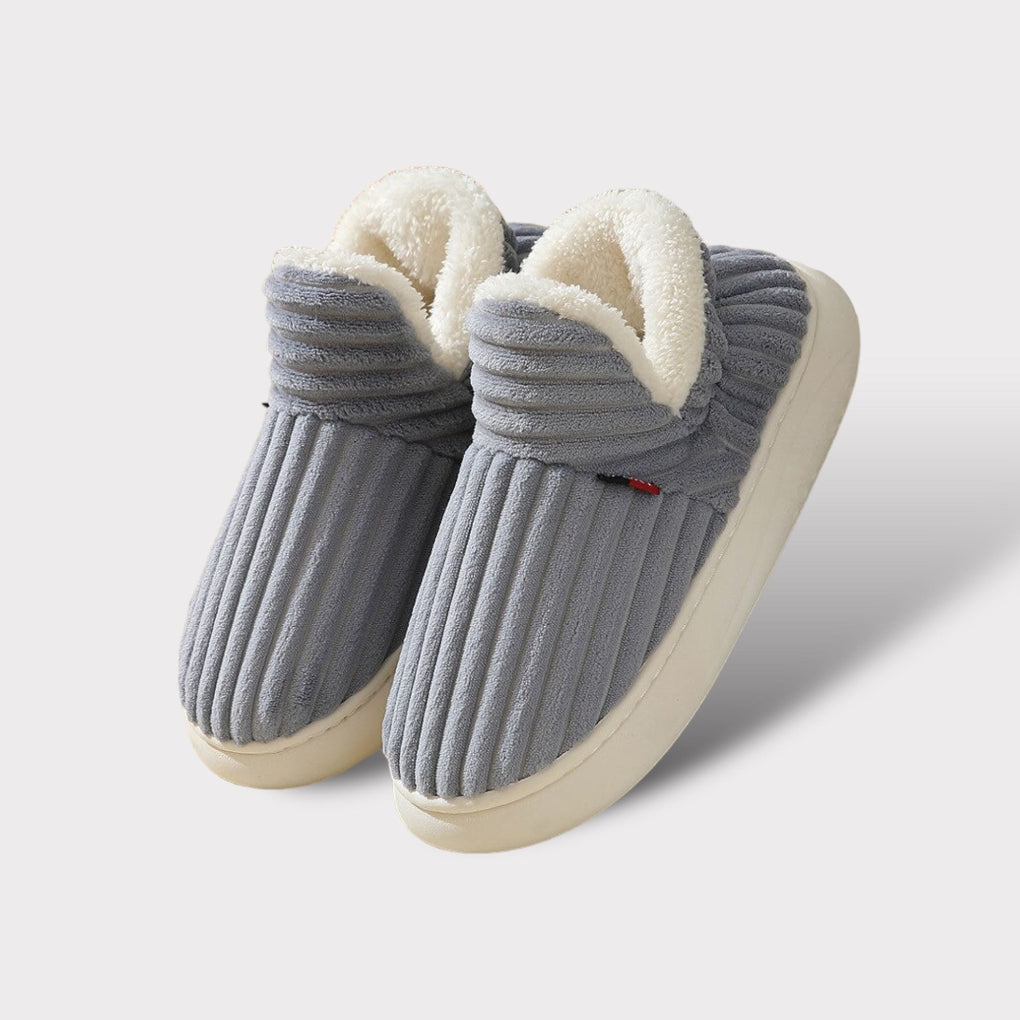 Ultra-Warm Ergonomic Slippers with Fur Lining