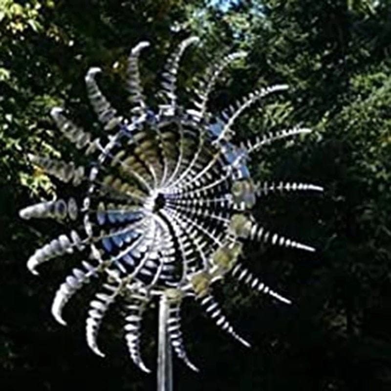 Unique and Magical Metal Windmill | Magical Kinetic Metal Sculpture
