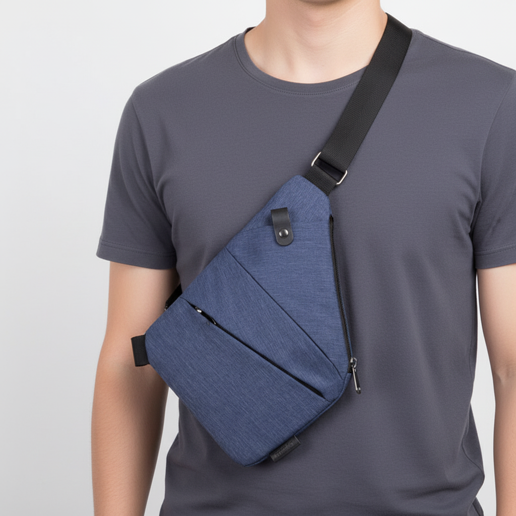 Unisex Ergonomic Shoulder Bag for Secure Travel