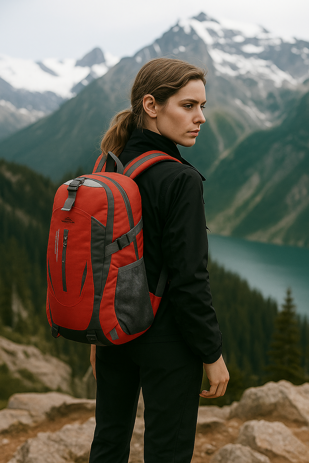 Unisex Waterproof Multi-Compartment Outdoor Travel Backpack
