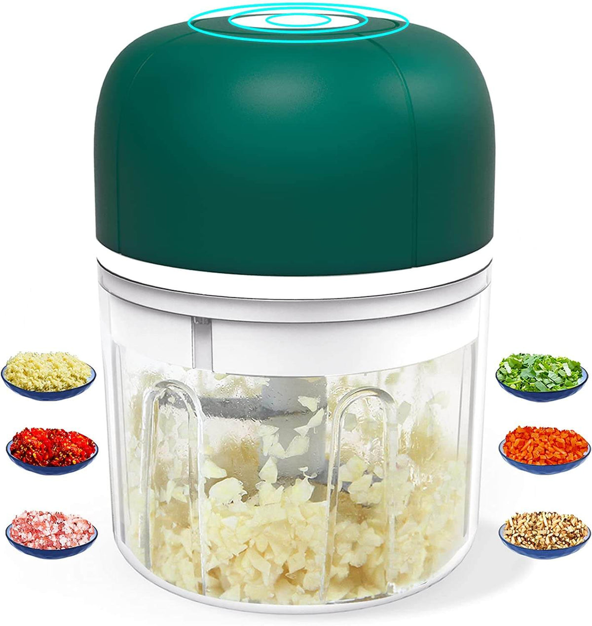 USB Rechargeable Electric Garlic Press – 250ml