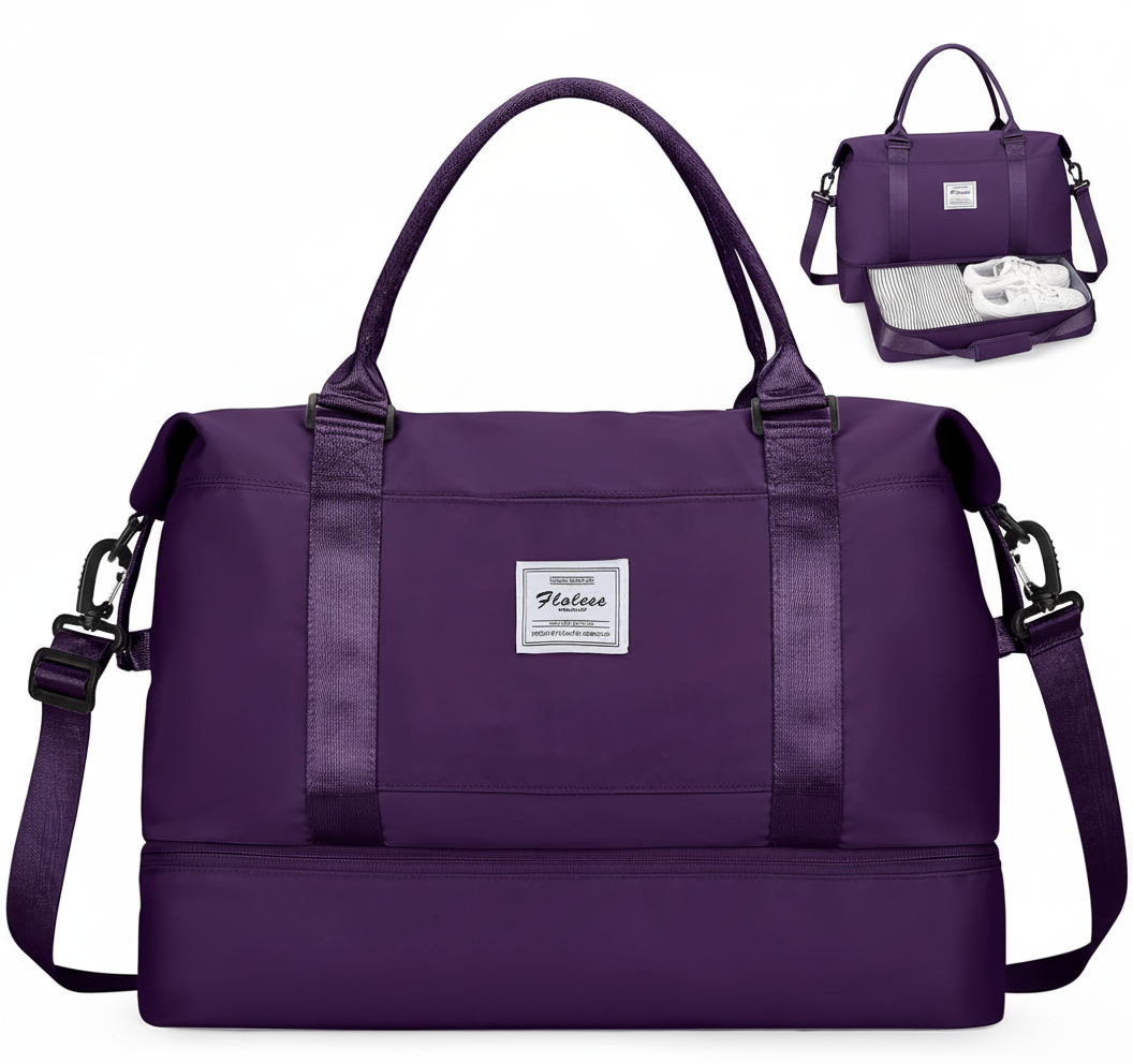 Versatile Large-Capacity Weekend Bag for Travel and Workouts
