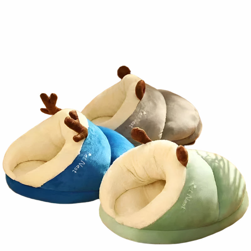 Warm and Comfortable Luxury Coral Fleece Dog Bed