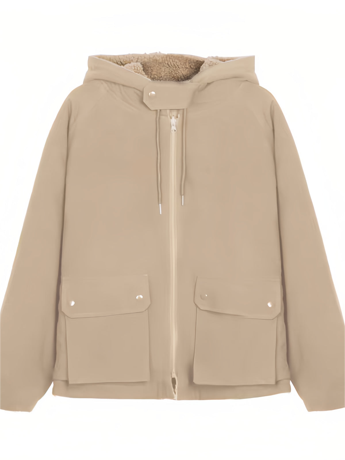 Warm Oversized Women's Hooded Parka
