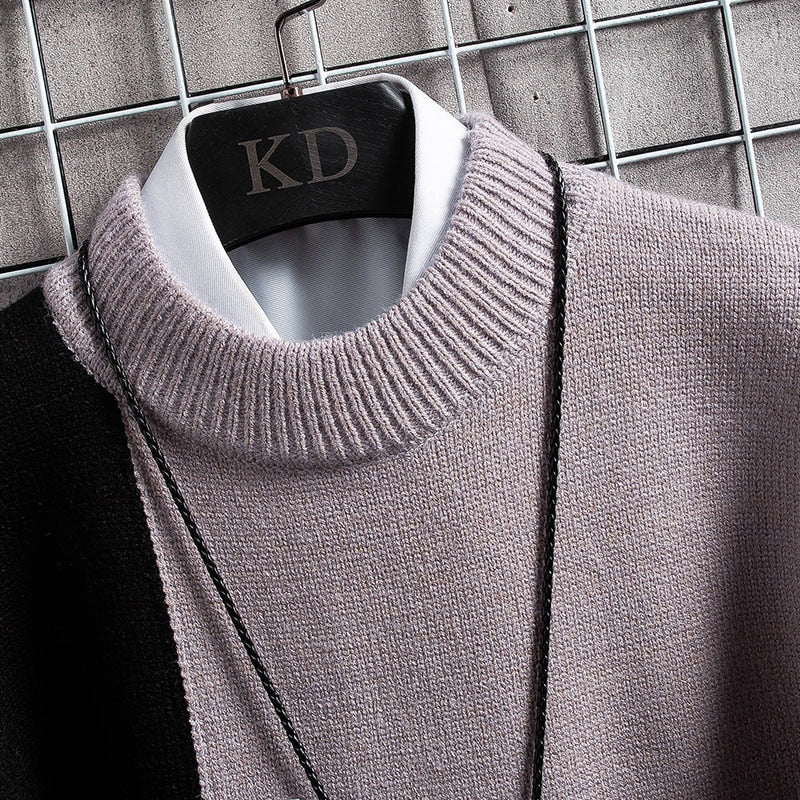 Warm Patchwork Sweater