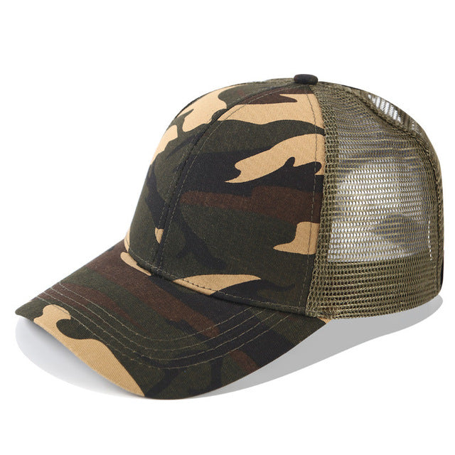 Women's Adjustable High Ponytail Baseball Cap - Sun Hat