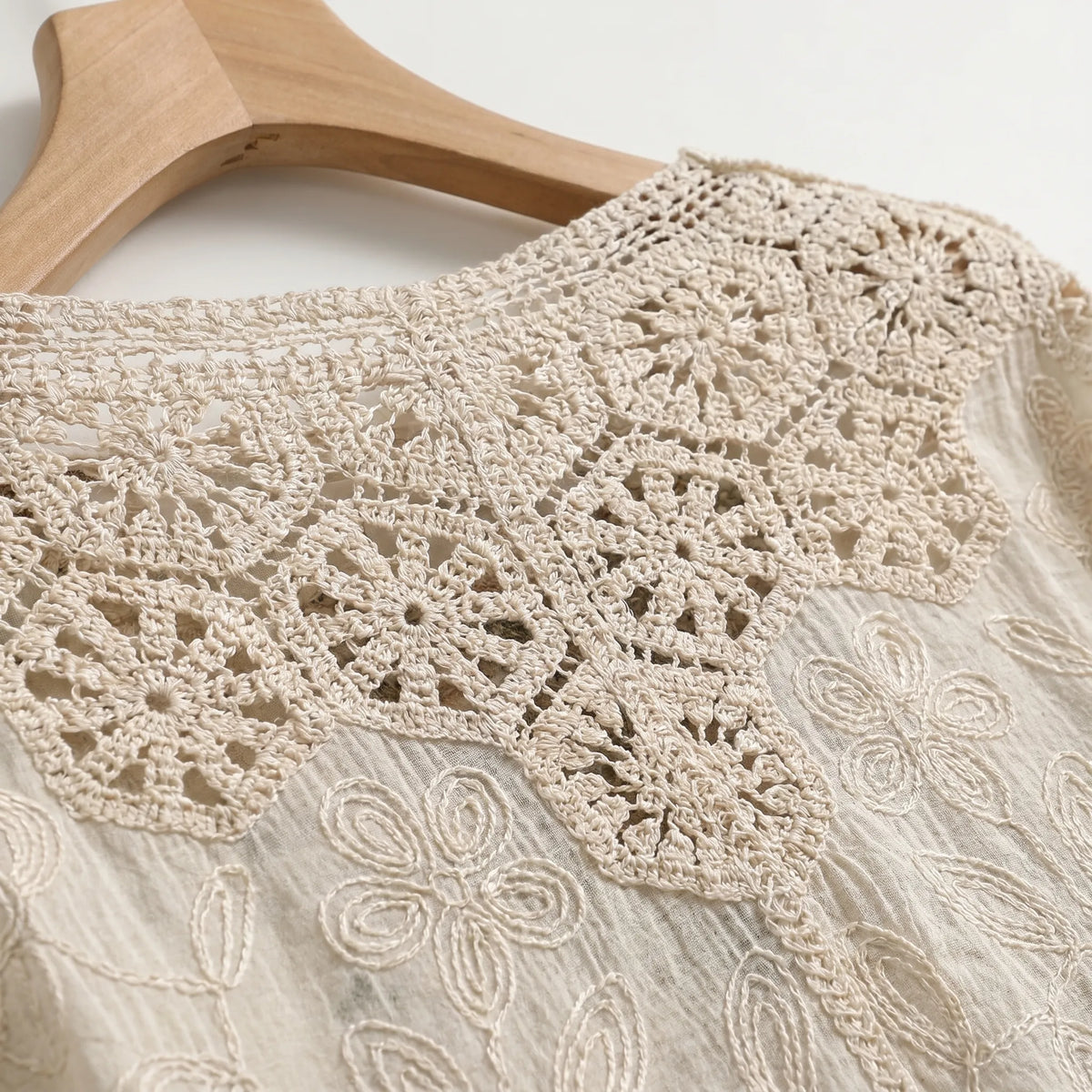 Women's Bohemian Open-Front Cardigan