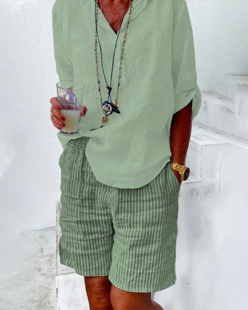 Women's Breezy Striped Shorts