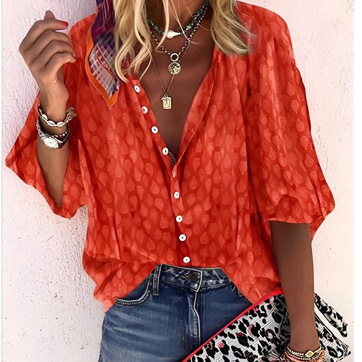 Women's Button-Down Blouse