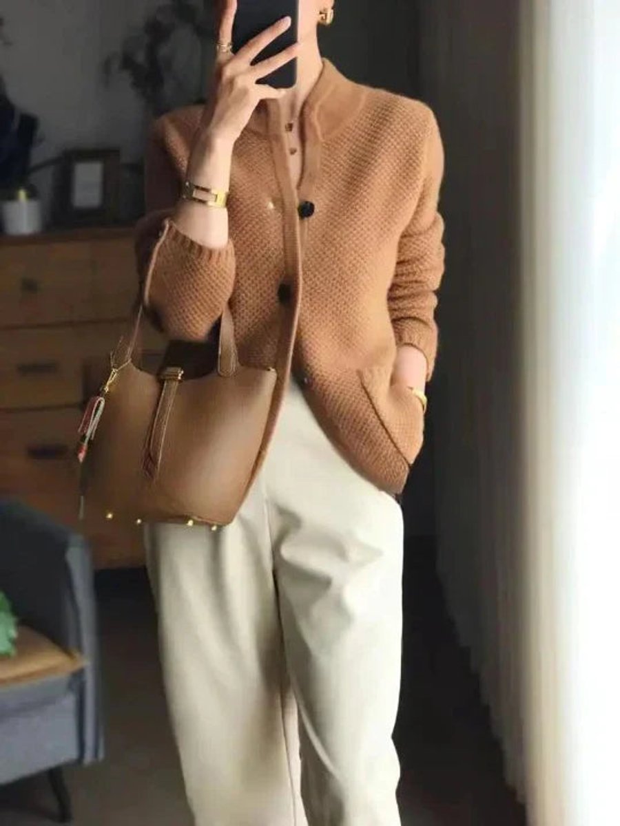 Women's Button-Front Cardigan Sweater