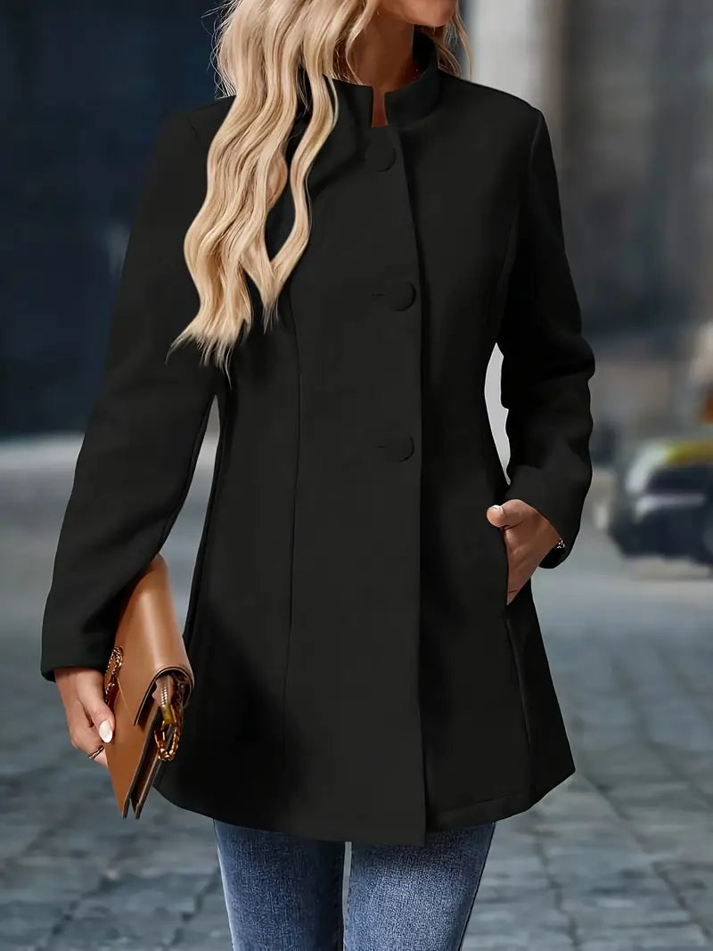 Women's Elegant Mid-Length Winter Coat