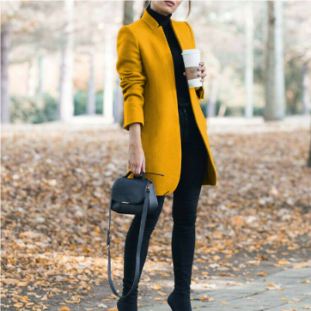 Women's Elegant Stand Collar Winter Coat