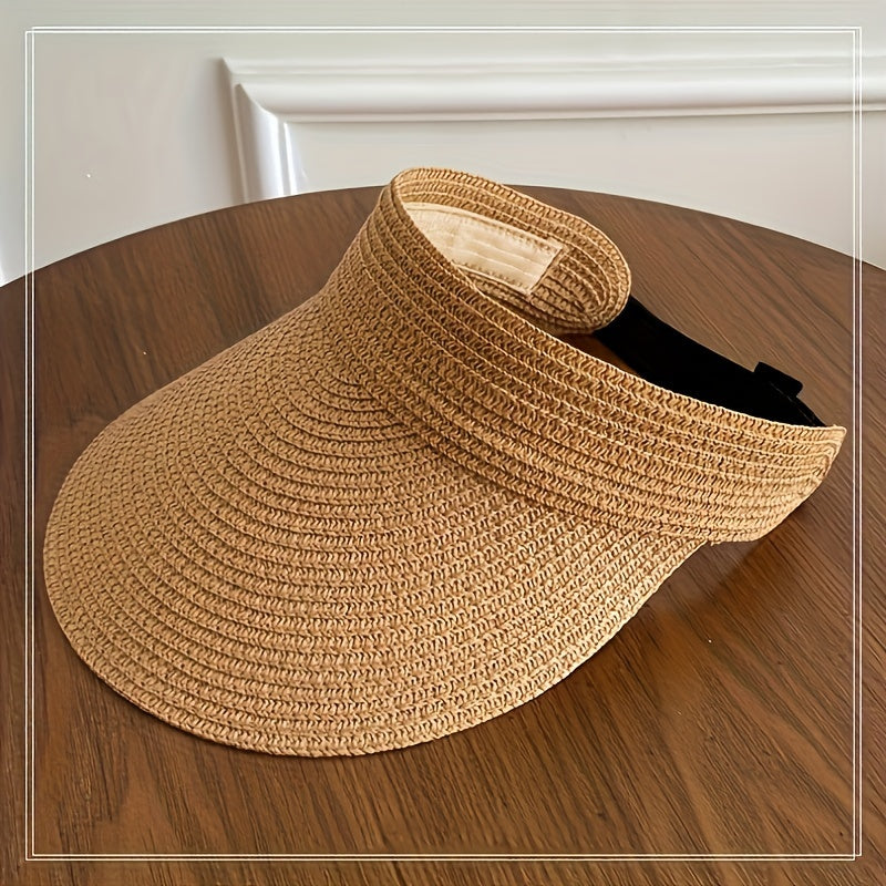 Women's Foldable Wide-Brim Sun Visor