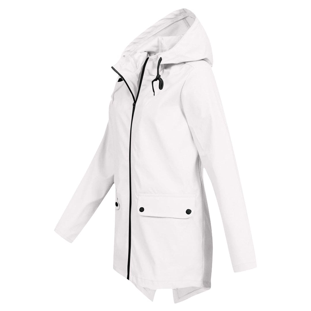 Women's Hooded Mid-Length Anorak Coat