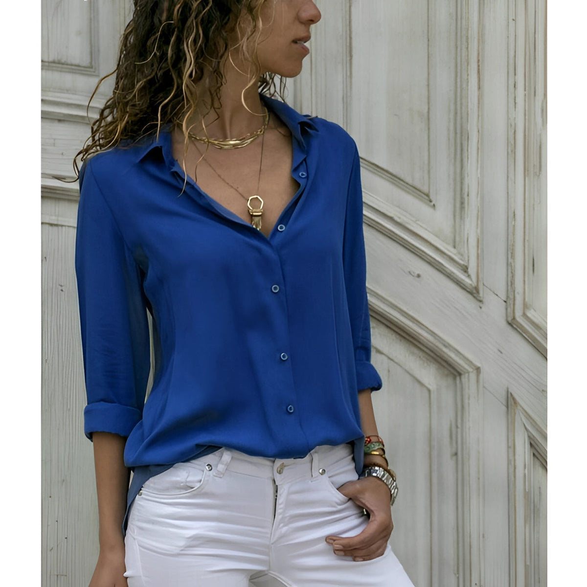 Women's Long-Sleeve Blouse - Autumn Collection