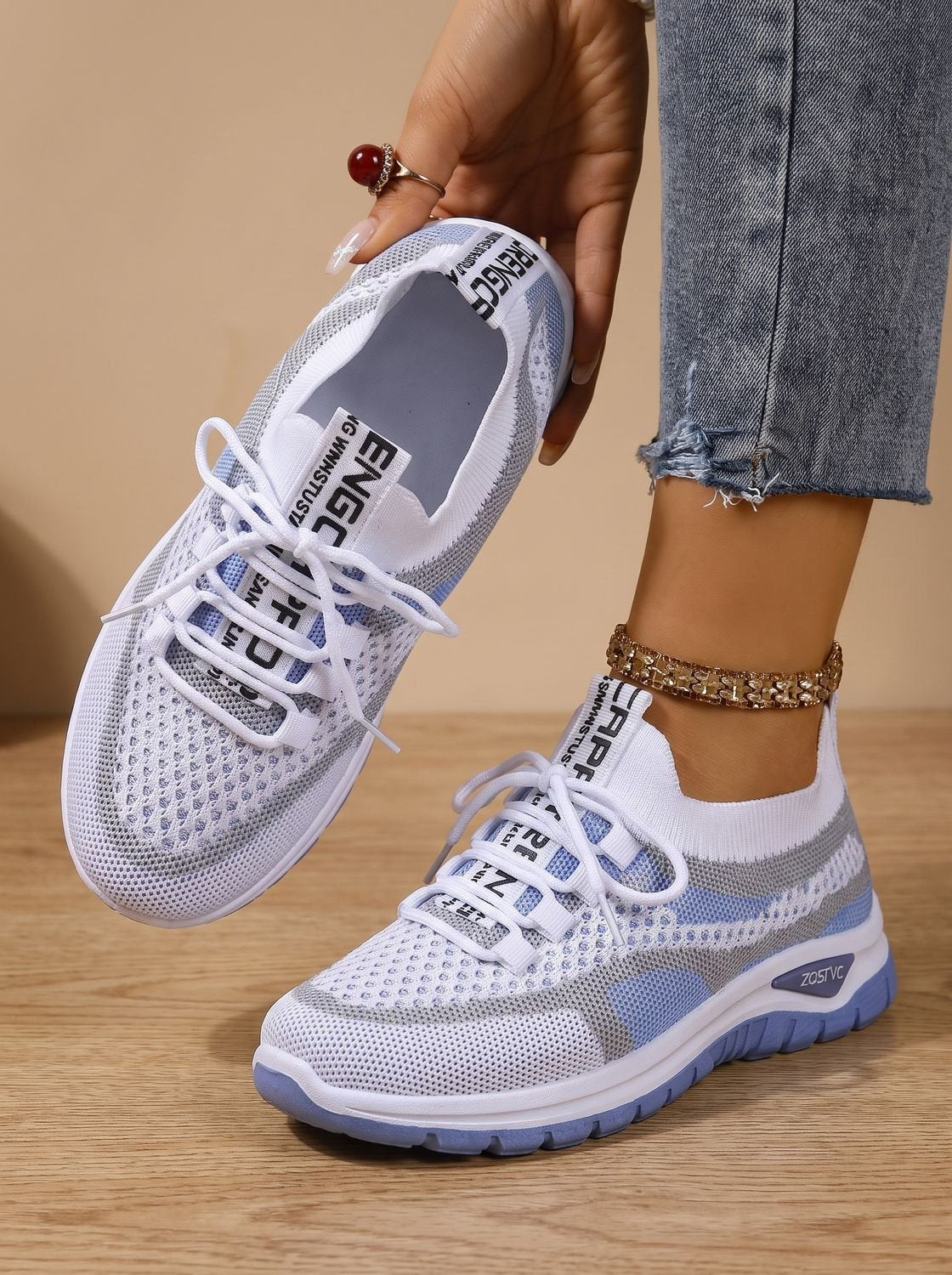 Women's Orthopedic Breathable Lace-Up Sneakers