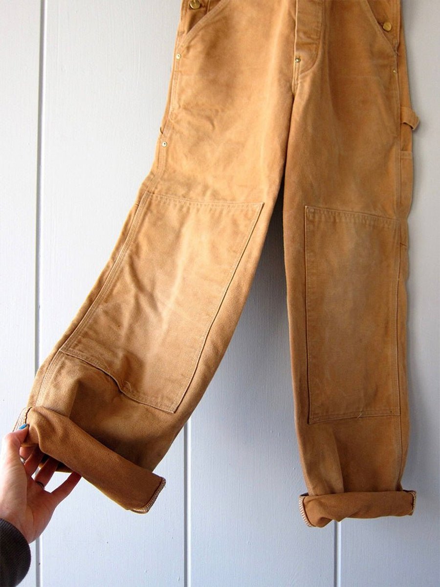 Women's Relaxed-Fit Adjustable-Strap Bib Overalls