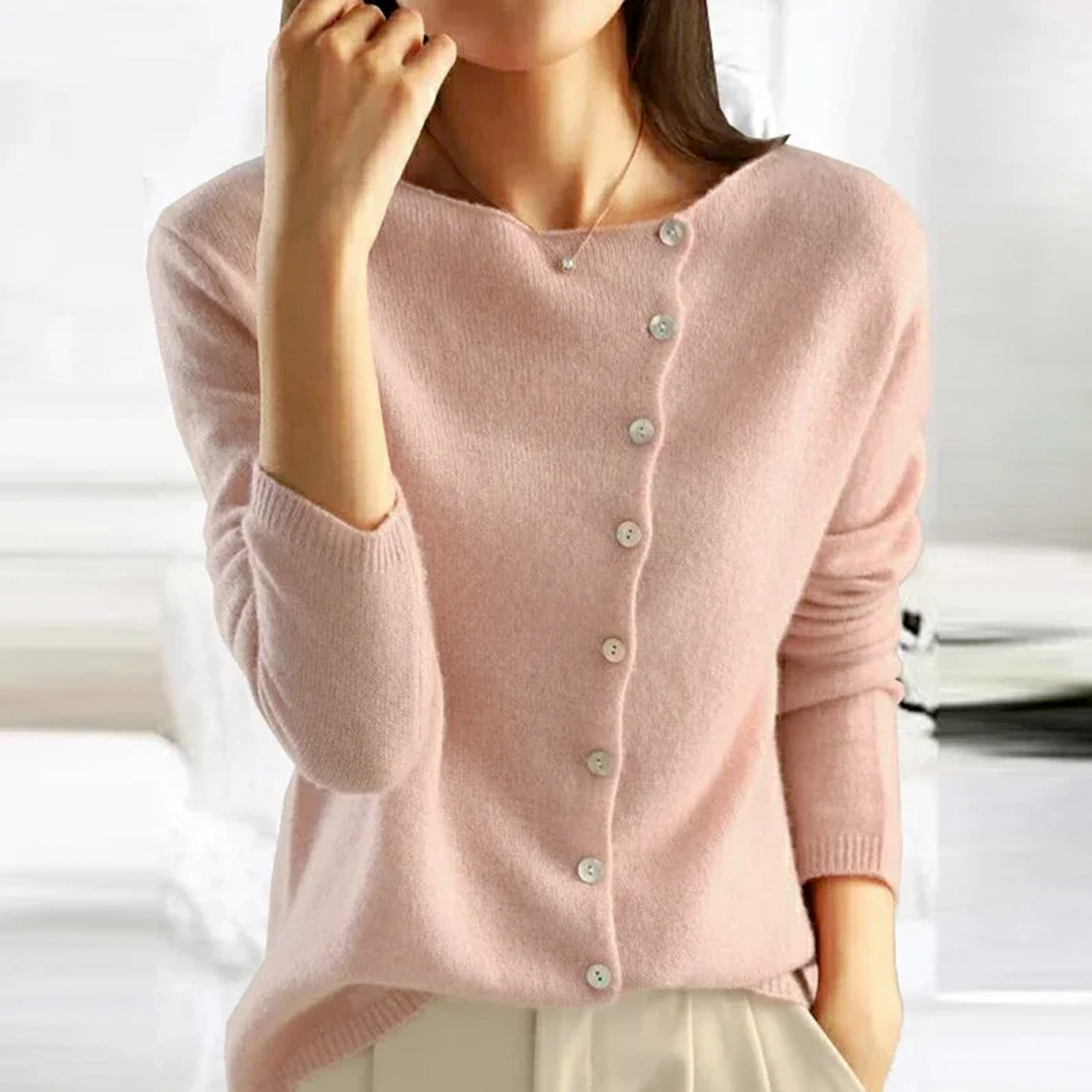 Women's Relaxed Fit Button-Up Cardigan