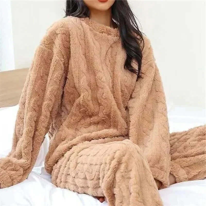 Women's Soft Warm Pyjama Loungewear Set