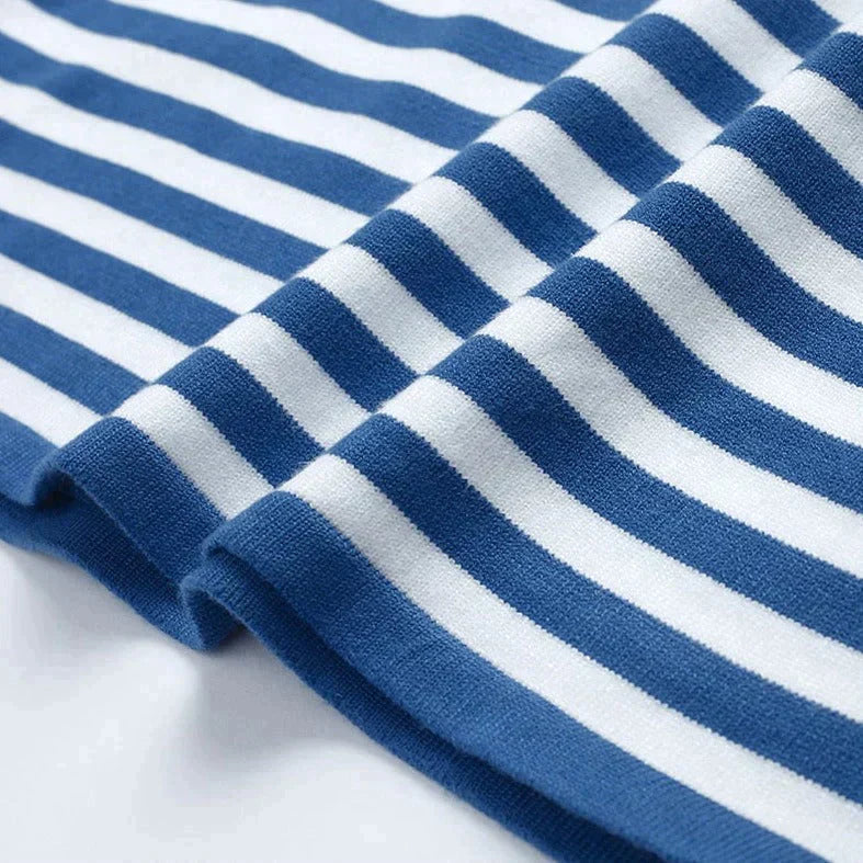 Women's Striped Long-Sleeve T-Shirt