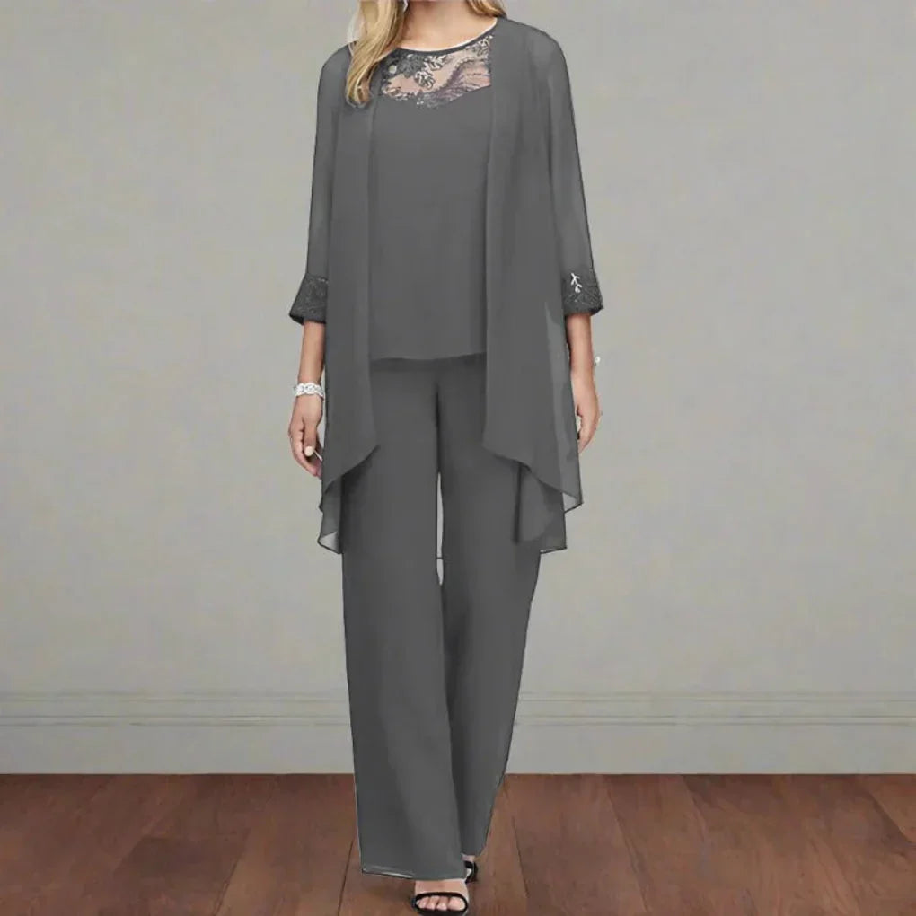 Women's Two-Piece Set - Coordinated Modern Style