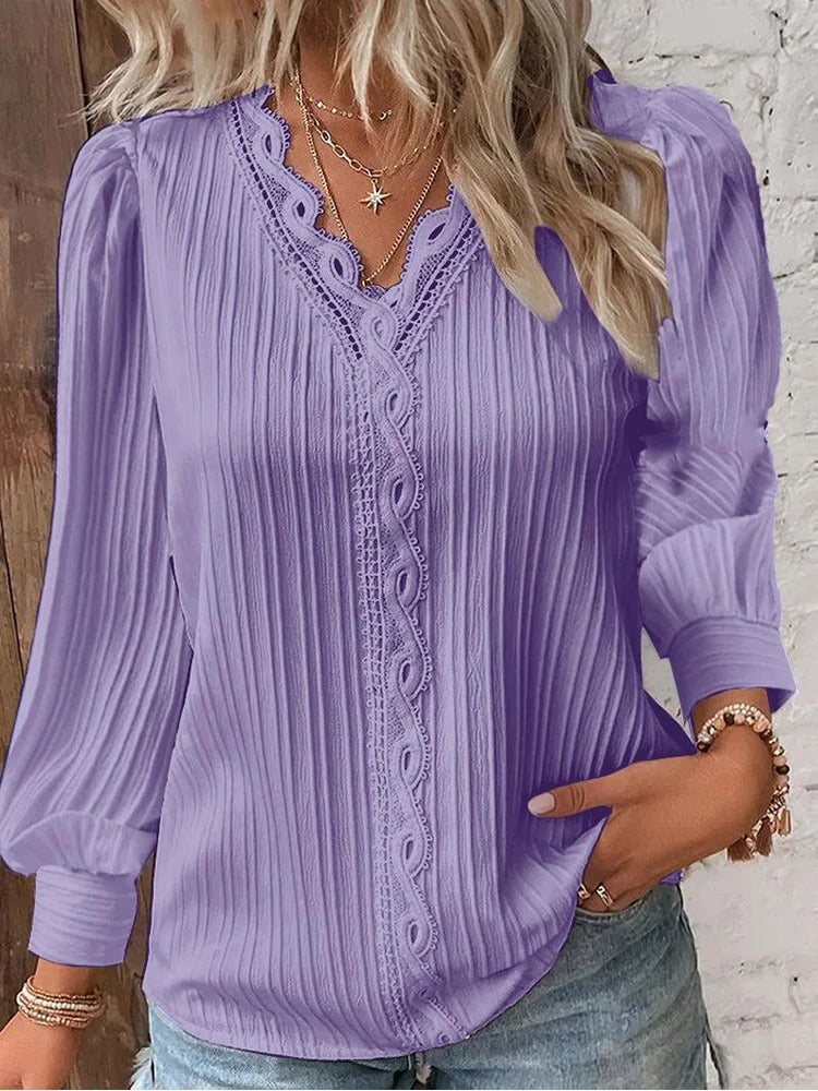Women's V-Neck Blouse
