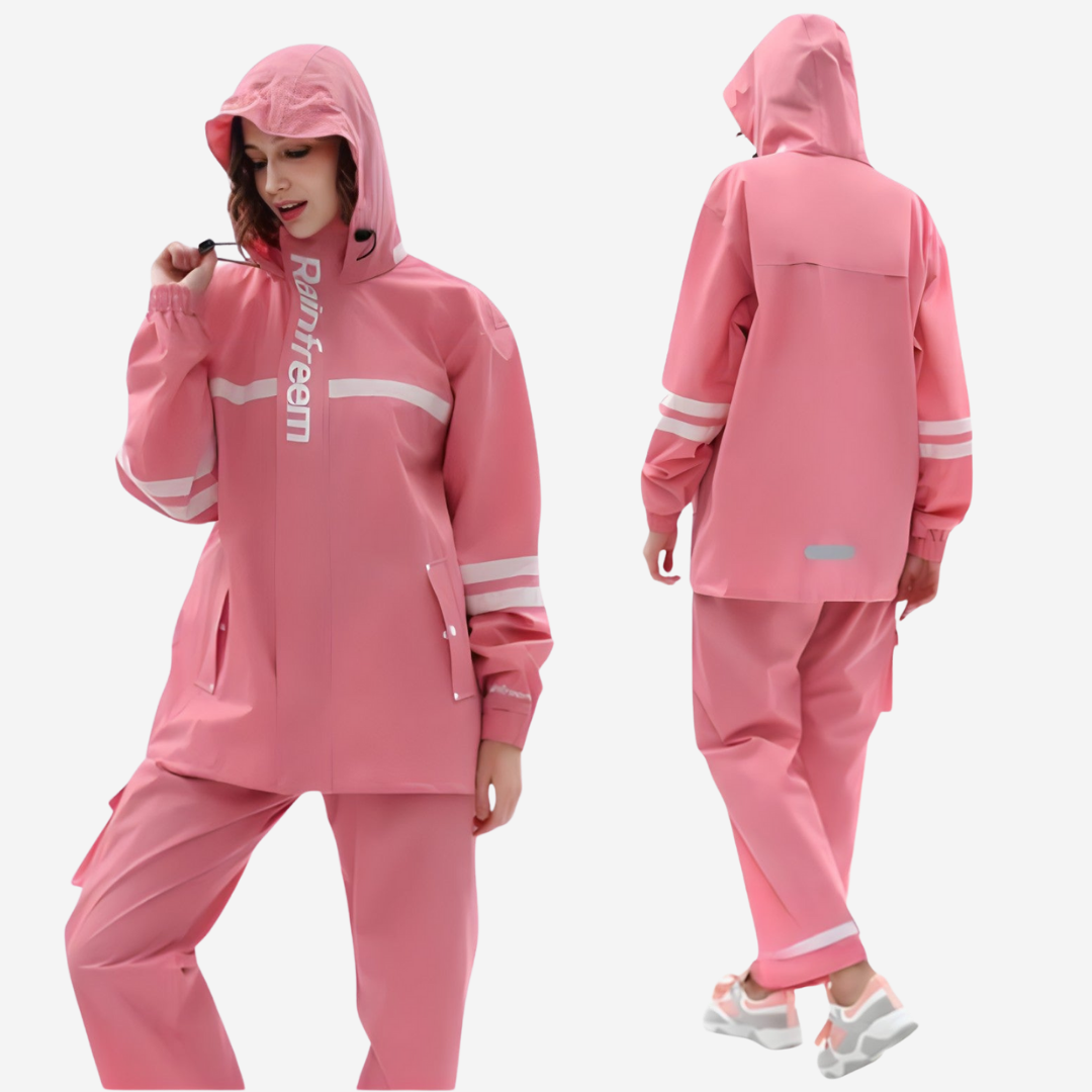 Women's Waterproof Rain Suit - Lightweight & Breathable