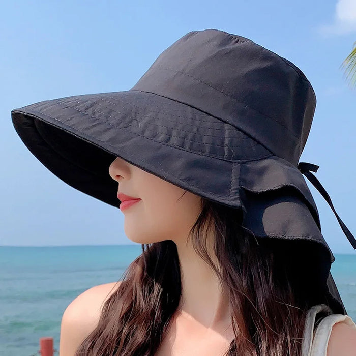 Women's Wide Brim Sun Hat with UV Protection