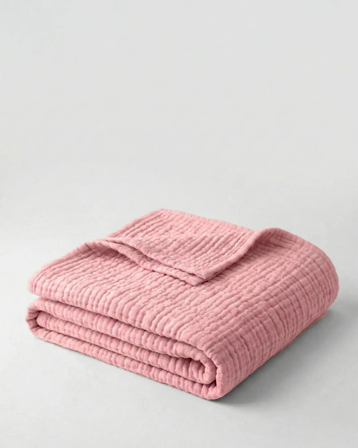 100% Cotton Muslin Blanket with All-Season Comfort – Breathable and Lightweight, Various Sizes and Colors