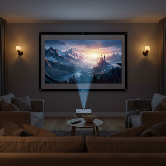 100-Inch Portable Projector Screen — 16:9 Aspect Ratio