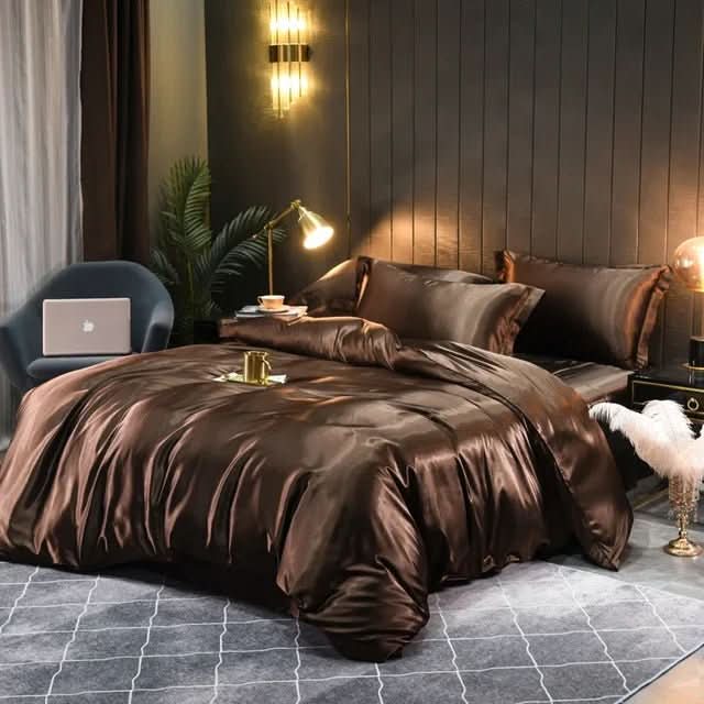 100% Mulberry Silk Duvet Cover - Breathable Bedding