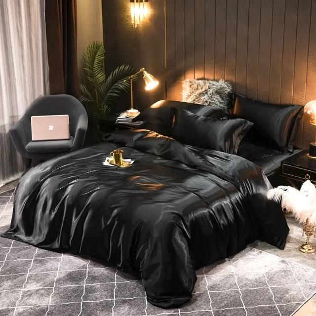 100% Mulberry Silk Duvet Cover - Breathable Bedding