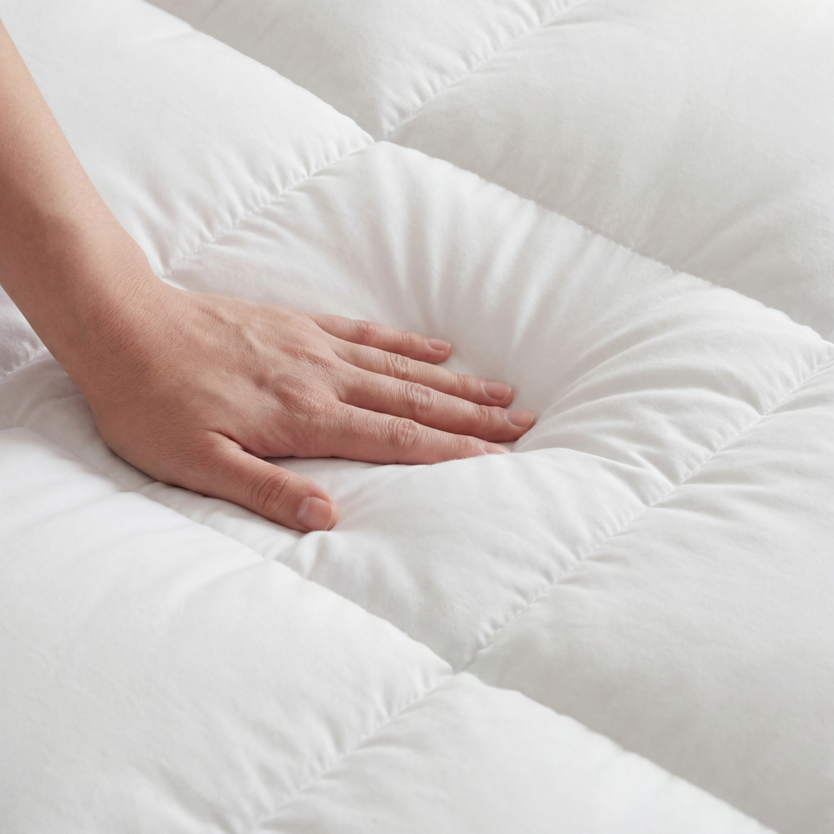 1000GSM Soft Mattress Topper - Breathable Cooling Comfort Layer