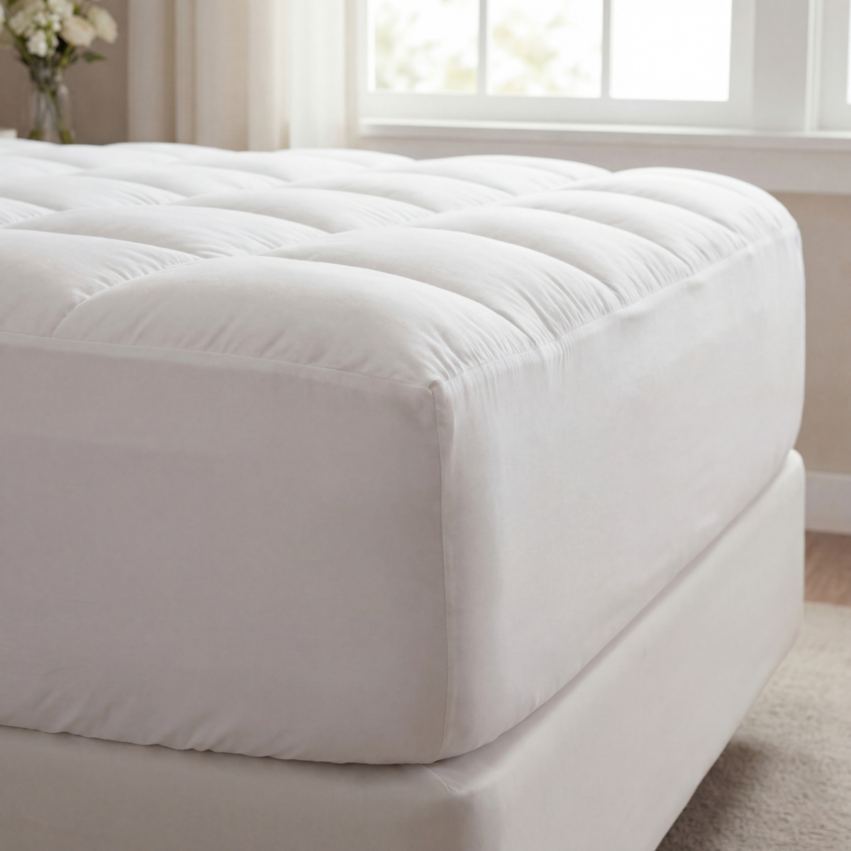 1000GSM Soft Mattress Topper - Breathable Cooling Comfort Layer