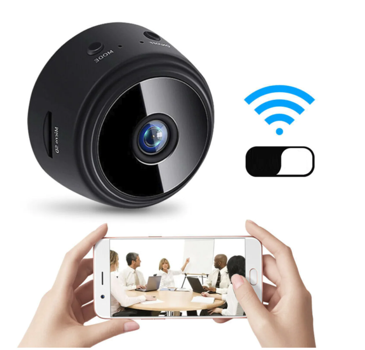 1080p HD WiFi Security Camera with Night Vision