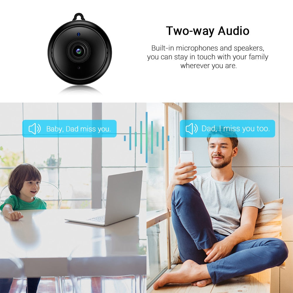 1080p HD WiFi Security Camera with Night Vision