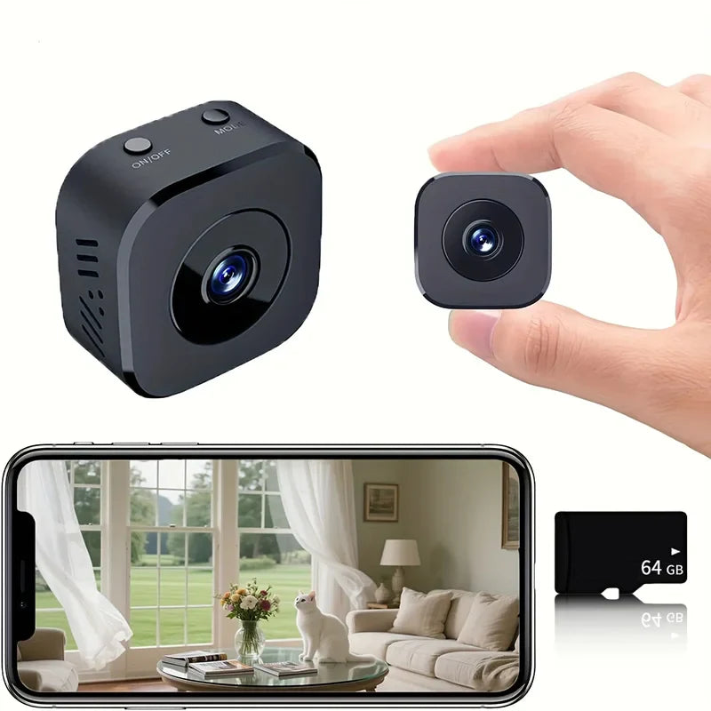 1080P Mini WiFi Security Camera with Night Vision – Wireless Surveillance System with Motion Detection
