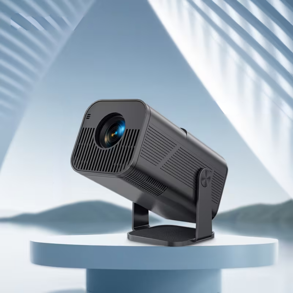 1080p Wireless Mini Projector – Portable LCD Display, 4K Input Compatible